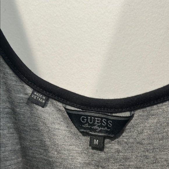 Guess Jet Black contrast stripe tank  Mini Dress women’s medium new w tag - Picture 5 of 9